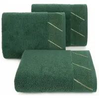 Eurofirany Luxe Katoenen Badhanddoek Evita 70x140 cm - Zilveren Draad