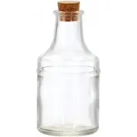 Chomik Glazen Fles 200ml met Kurk voor Olie en Azijn