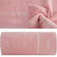 Eurofirany Luxe Katoenen Handdoek 30x50cm - Zacht & Absorberend - Roze