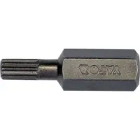 YATO Impact Bits Spline M5 8x30mm 1/4" Hex 10 Stuks