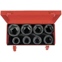 Condor Slagdoppen Set 1" 27-50mm 8-delig Zeskant