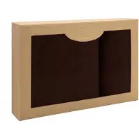 Solano Katoenen Handdoekset Donkerbruin 50x90+70x140 cm
