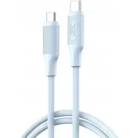 XO USB-C naar USB-C Kabel 1m PD 60W Snelladen QC Blauw