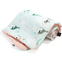 La Millou Miss Cloudy Pink Velvet Baby Deken - Zacht & Stijlvol