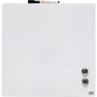 Nobo whiteboard magnetisch gelakt staal 36 x 36 cm wit