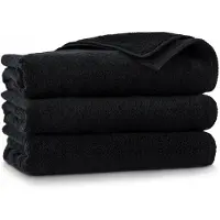 Zwoltex Egyptisch Katoenen Handdoek Kiwi Zwart 50x100 cm