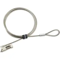 Kensington Slim NanoSaver 2.0 EQ Laptopslot - Cijferslot – Ultradunne Laptops - Zilver