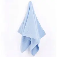 York Blauwe Badstof Handdoek 30x50 cm - Zacht & Absorberend