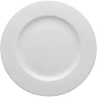 Lubiana Wersal Plat Bord 27 cm - Wit, Porselein