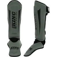 King Pro Boxing Scheenbeschermers KPB SG REVO 5 Kaki Groen Zwart - S