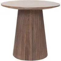 Giga Meubel Bijzettafel Salvador Walnoot Rond 50cm