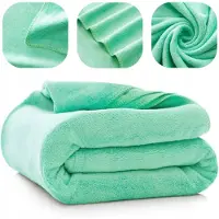 IBEN Sneldrogende Handdoek 50x90cm - Microvezel - Groen