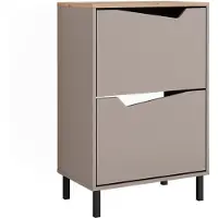 Vicco Marelle Schoenklaprek – 60 x 91.6 cm met 2 compartimenten Grijs/Artisan