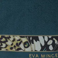 Eurofirany Handdoek Eva 30x50 cm Donker Turquoise - 100% Katoen