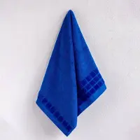 York LARISA 2 Badhanddoek 70x140cm - Premium Katoen Terry - Kora Blauw