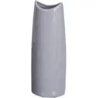 Eurofirany Keramische Vaas IVO Staal 34cm - Stijlvolle Woondecoratie