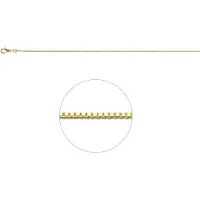 The Jewelry Collection 9 Krt. Ketting Venetiaans 0,9 mm - 9 Karaats Geel