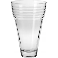 Krosno Kegelvaas met Ribbels, 30 cm - Elegant Premium Glaswerk