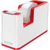 Leitz 5364 WOW plakbandhouder wit/rood