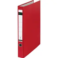 Leitz ringmap 1014, A4, 35 mm, PP, rood