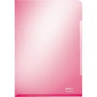 Leitz zichtmap Premium 4153, A4, glad, 100 stuks, rood