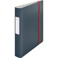 Leitz Cosy ordner Active, rug van 6,5 cm, grijs - 2 stuks