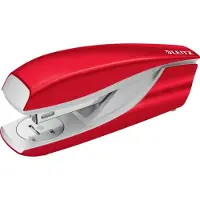 Leitz WOW Bureau Nietmachine - Nietapaciteit Van 30 Vel - Inclusief Nietjes - Rood