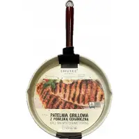 Smukee Grillpan 24cm Dubbele Anti-aanbaklaag