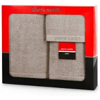 Eurofirany Set van 3 handdoeken Evi 30x50/50x90/70x140 donkerbeige