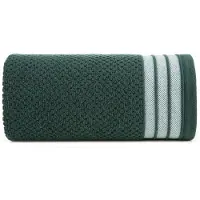 Eurofirany Zachte donkergroene badstof handdoek 50x90 cm