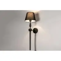 Lumidora Wandlamp 73795 - Voor binnen - MINKA - E27 - Zwart - Metaal