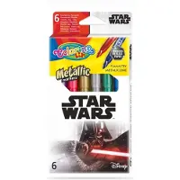 COLORINO Metallic Stiften 6 Kleuren - Star Wars