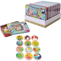 Askato Houten memory spel 24 elementen - Gra drewniana memory 24 elementy