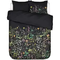 Essenza Dekbedovertrek Augustina Anthracite Satijn-260 x 200 / 220 cm | Extra Breed