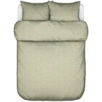 Marc O'Polo Dekbedovertrek Svea Silvery Green Satijn-240 x 200 / 220 cm | Lits-Jumeaux