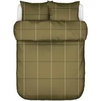 Marc O'Polo Dekbedovertrek Suvie Deep Pea Percal-200 x 200 / 220 cm | 2-Persoons