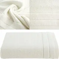 Eurofirany Zachte Katoenen Handdoek 30x50 cm - Crème