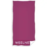Carbotex Luxe Katoenen Badhanddoek Paars 90x180 cm - 450 GSM