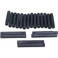 Rooks Splinebit M12 x 75mm 3/8" 20 stuks - Kwaliteit S2