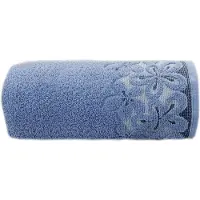 Greno Bella Handdoek 30x50 cm - Zacht Katoen in Denim Kleur