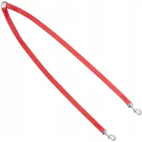 Dingo Dubbele Hondentuig Verloopriem 2x70cm Rood