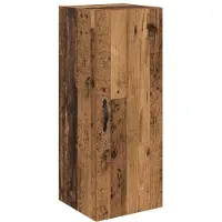 vidaXL Wandkast Oud Hout 34,5 x 34 x 90 cm Bewerkt hout