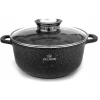 Zilner Marmite 4,5L ZL9005 - Antiaanbaklaag, Inductie Vaardig