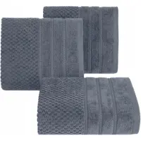 Eurofirany Luxe Katonen Handdowek 50x90 cm - 500 gsm - Stalgrijs