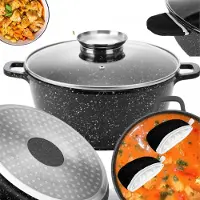 Brunbeste Aluminium Braadpan met Marmscoating - 3.2L, 22cm - Geschikt voor Inductie