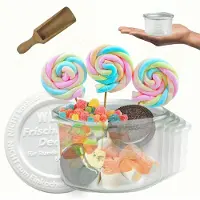 Weck Glazen Potten 200ml met Plastic Deksel en Maatbeker - Set van 6