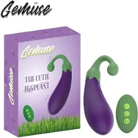 Gemüse - The Cutie Eggplant - 9 vibraties - Draadloze afstandsbediening