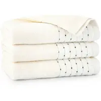 Zwoltex Oscar Antibacteriële Handdoekenset - 2 Stuks - Crème