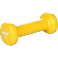 Merco - Vinyl Dumbbell - 0.5 KG Geel - 1 stuk