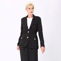 Smart & Joy Safari blazer met verzamelde taille